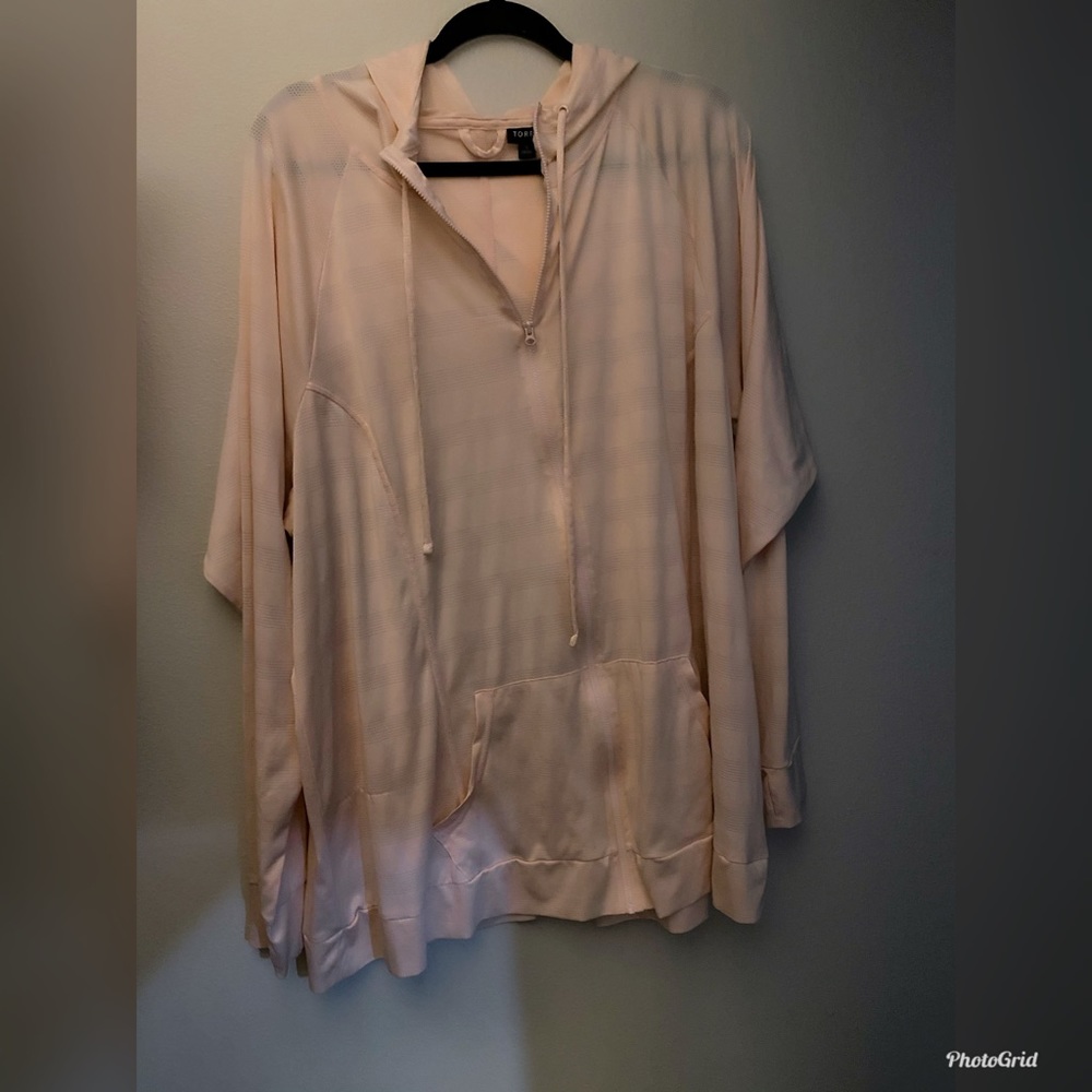 TORRID pink active light weight jacket - Picture 1 of 2